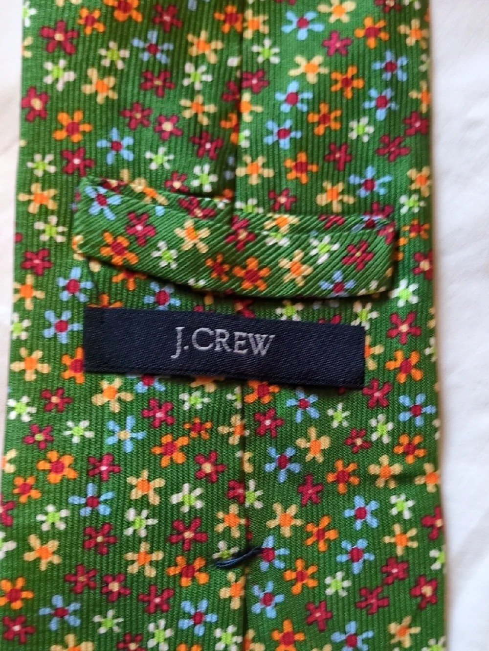 J. Crew Floral Silk Tie